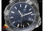 Aquaracer 500m Calibre 5 SS Black Bezel Black Textured Dial on SS Bracelet NH35A