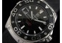 Aquaracer 500M Calibre 5 SS Black Dial on Rubber Strap ETA2824