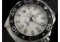 Aquaracer 500M Calibre 5 SS White Dial on Rubber Strap ETA2824