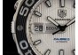 Aquaracer 500M Calibre 5 SS White Dial on Rubber Strap ETA2824