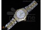 Aquaracer Ladies SS/YG White Dial Stick Markers on SS/YG Bracelet Swiss Quartz