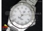 Aquaracer Ladies 32mm SS White Dial Diamonds Markers on SS Bracelet Swiss Quartz