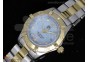 Aquaracer Ladies SS/YG Blue MOP Dial on SS/YG Bracelet Swiss Quartz