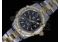 Aquaracer Ladies SS/YG Black Dial Stick Markers Diamond Bezel on SS/YG Bracelet Swiss Quartz