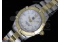 Aquaracer Ladies SS/YG White MOP Dial YG Bezel on SS/YG Bracelet Swiss Quartz