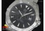 Aquaracer Calibre 5 SS Black Textured Dial on SS Bracelet Jap Quartz