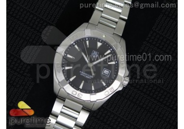 Aquaracer Calibre 5 SS Black Dial on SS Bracelet Jap Quartz