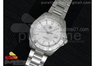 Aquaracer Calibre 5 SS Silver Dial on SS Bracelet Jap Quartz