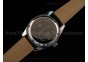 Carrera Calibre 5 Automatic SS White on Black Leather Strap