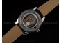 Carrera Calibre 5 Automatic SS White on Black Leather Strap