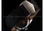 Carrera Calibre 5 Automatic SS White on Black Leather Strap