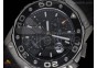 Aquaracer 500M Calibre 16 Chrono SS Black Textured Dial on Black Rubber Strap A7750