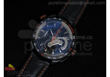 Grand Carrera Calibre 36 PVD Orange 44mm Black Dial on Black Leather Strap Jap Quartz