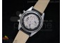 Carrera Calibre 36 Flyback SS Black Dial on Black Leather Strap JAP Quartz