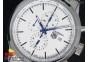 Carrera Calibre 1887 Chrono SS White Dial Blue Markers on SS Bracelet Jap Quartz