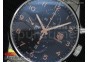 Carrera Calibre 1887 Chrono V6F 1:1 Best Edition Black Dial RG Markers on SS Bracelet CAL1887