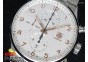 Carrera Calibre 1887 Chrono V6F 1:1 Best Edition White Dial RG Markers on SS Bracelet CAL1887