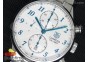 Carrera CAL1887 Chronograph SS V6F 1:1 Best Edition White Dial LightBlue Markers on SS Bracelet CAL1887