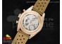 Carrera Calibre 1887 RG Chrono Black Dial Yellow Markers on Brown Leather Strap Jap Quartz