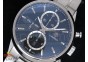 Carrera CAL1887 Chronograph SS Black Dial on SS Bracelet A7750