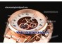 Mikrograph Chrono Full RG White/Brown Dial - OS10 Quartz