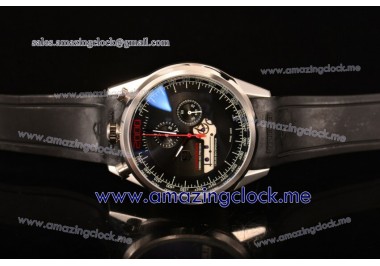 Mikrogirder 2000 Chrono SS Black Dial Red Second Hands - OS10 Quartz