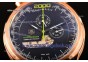 Mikrogirder 2000 Chrono RG Black Dial Green Second Hands - OS10 Quartz