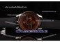 Mikrogirder 2000 Chrono SS PVD Bezel Chocolate Dial on Black Rubber Strap - OS10 Quartz