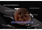 Mikrogirder 2000 Chrono SS PVD Bezel Chocolate Dial on Black Rubber Strap - OS10 Quartz