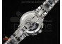 Formula 1 Lady Chrono SS/Black Ceramic Black Dial Stick Markers Diamond Bezel on Bracelet Swiss Ronda Quartz