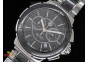 Formula 1 Lady Chrono SS/Black Ceramic Black Dial Stick Markers on Bracelet Swiss Ronda Quartz